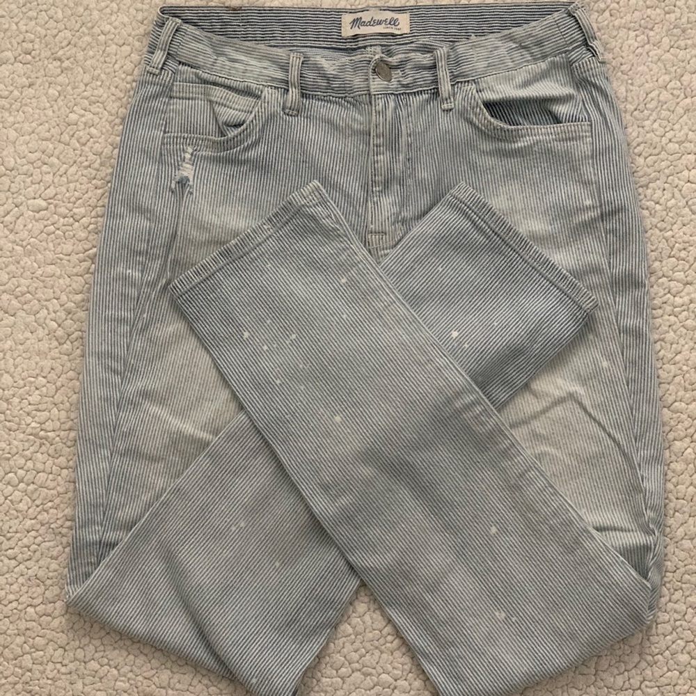 Madewell Railroad Distressed Skinny Jeans
